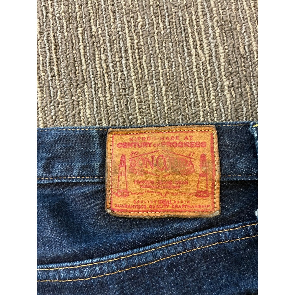 Boncoura 66 Denim Jeans Indigo Japanese Selvedge Men's Size 38 Button Fly - Picture 5 of 5